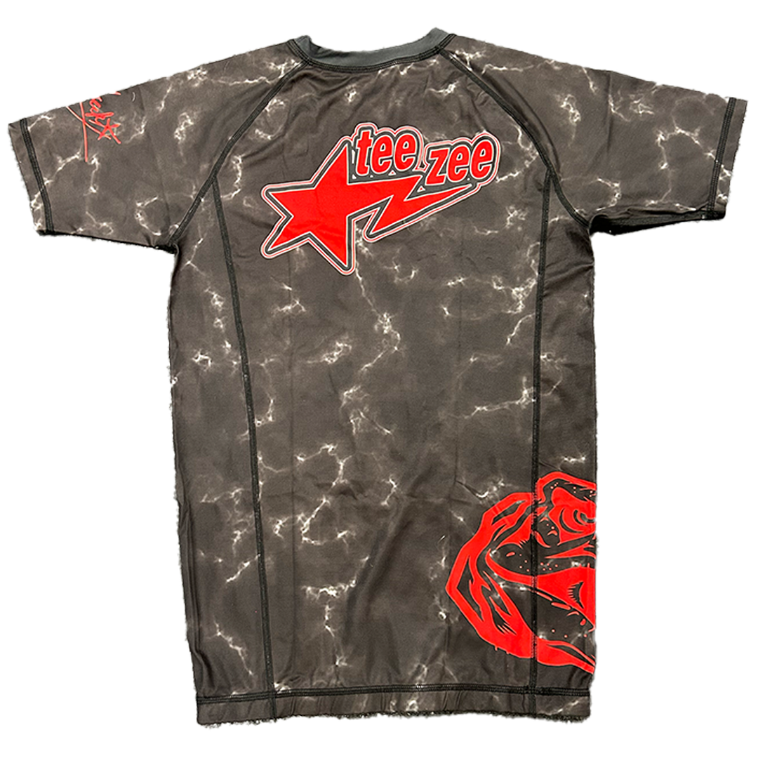 TWRECKS SIGNATURE RASH GUARD BLACK