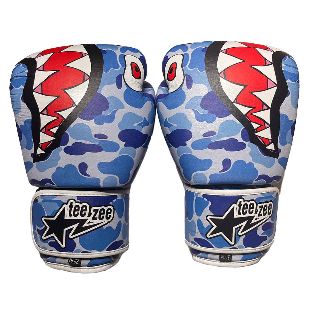 GLACIER BLUE FIGHTSTA MUAY THAI GLOVES