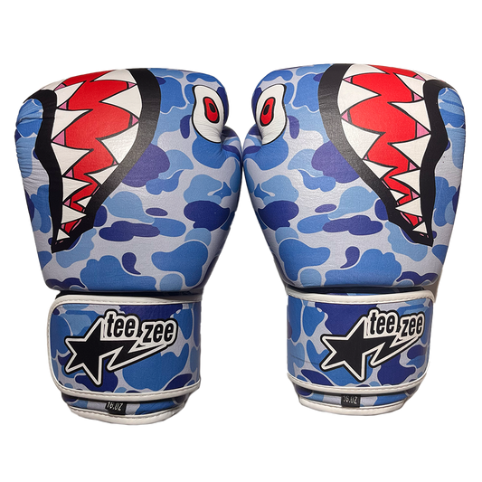 GLACIER BLUE FIGHTSTA MUAY THAI GLOVES