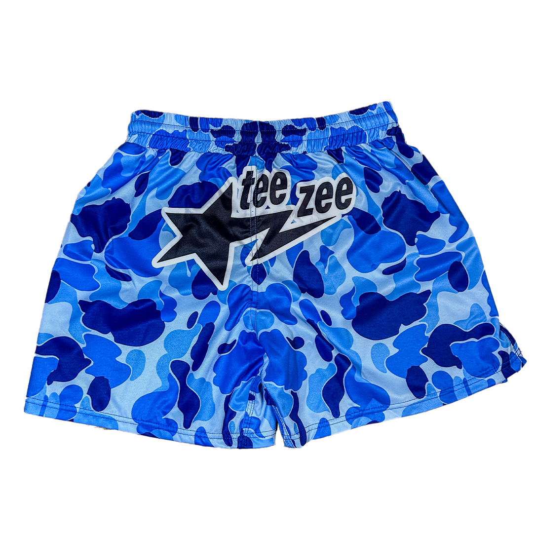 GLACIER BLUE FIGHTSTA SHORTS