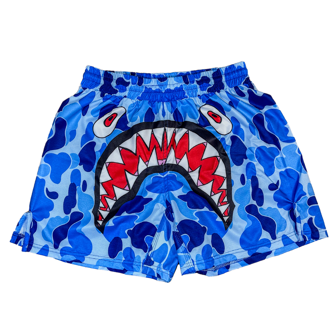 GLACIER BLUE FIGHTSTA SHORTS