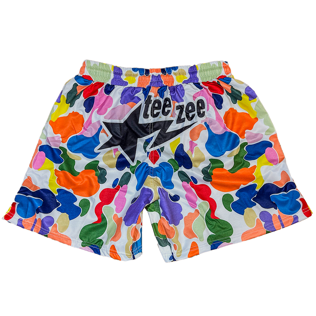 FRUITY PEBBLES FIGHTSTA SHORTS
