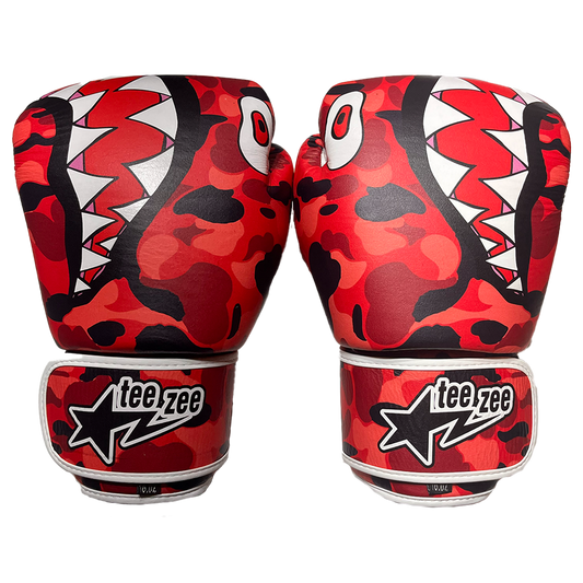 WARZONE RED FIGHTSTA MUAY THAI GLOVES