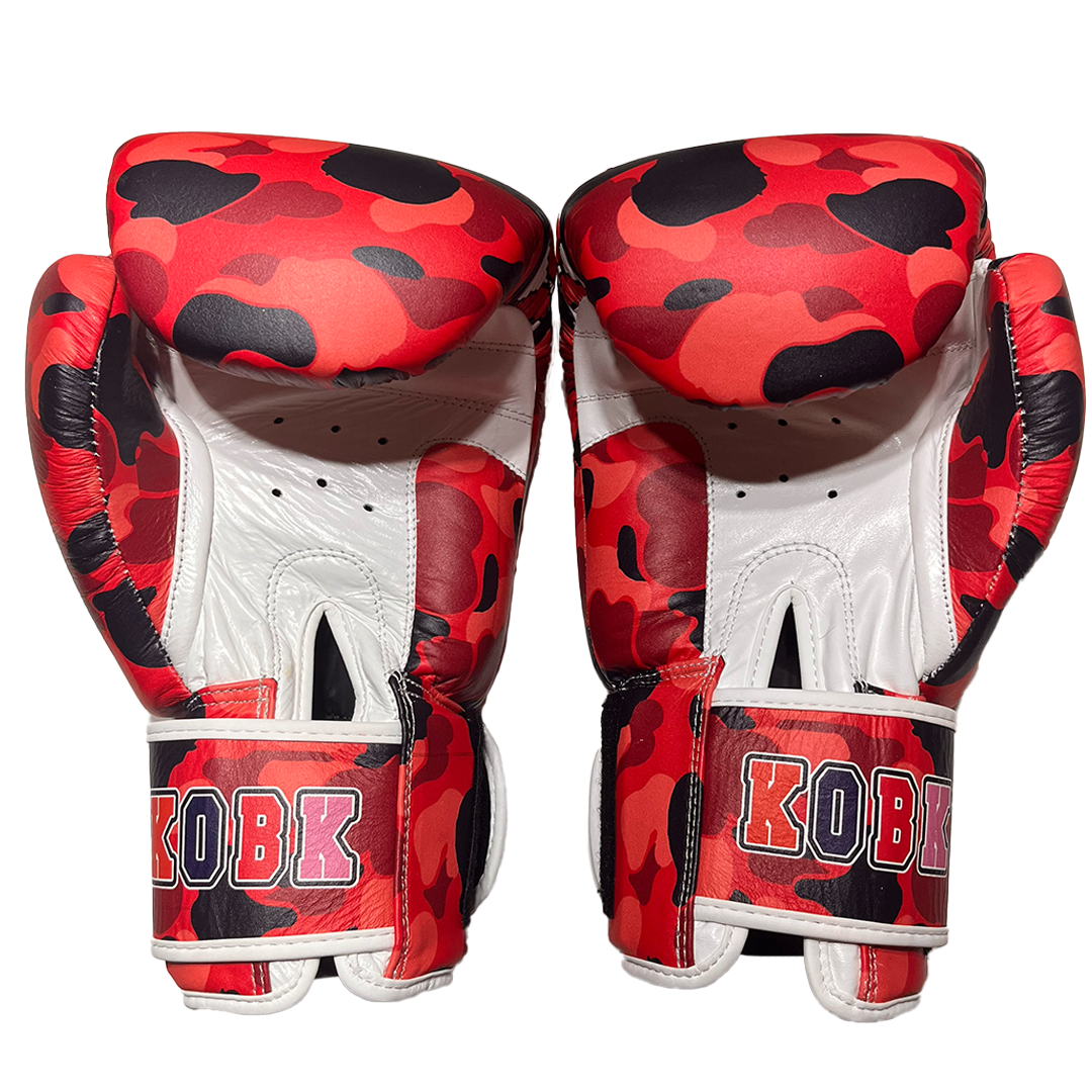 WARZONE RED FIGHTSTA MUAY THAI GLOVES
