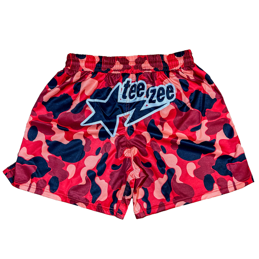 WARZONE RED FIGHTSTA SHORTS