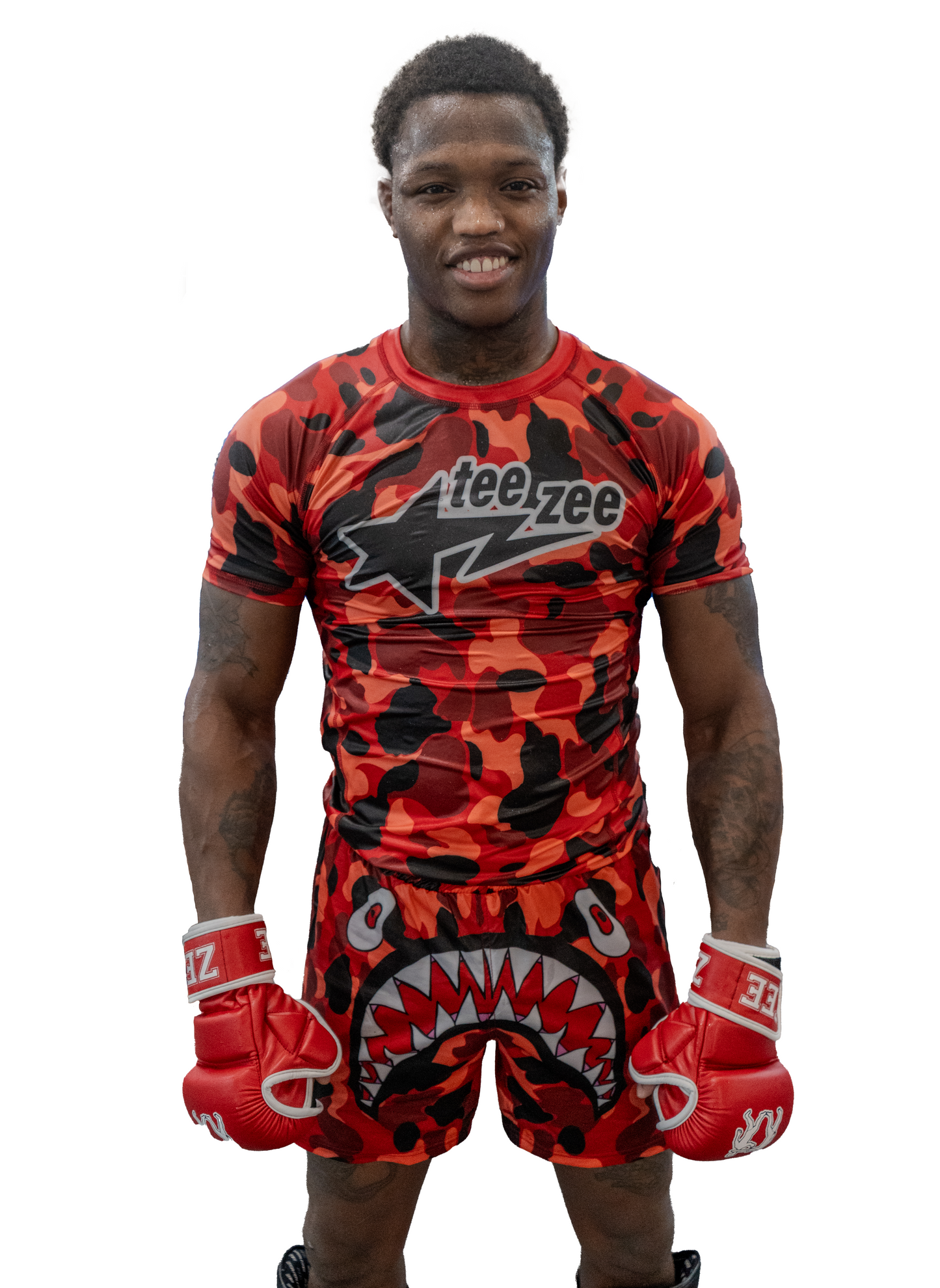WARZONE RED FIGHTSTA SHORTS