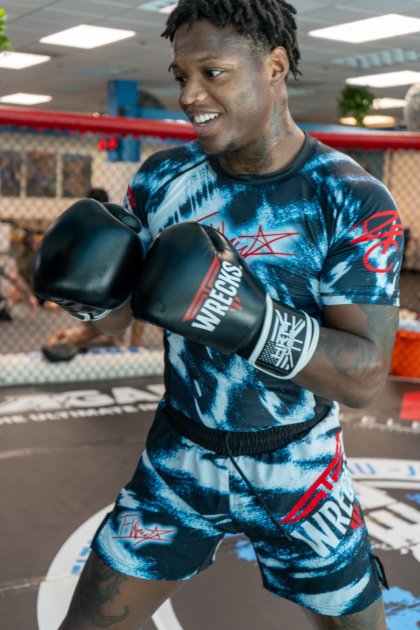 TWRECKS SIGNATURE RASH GUARD – TEE ZEE FIGHT CLUB
