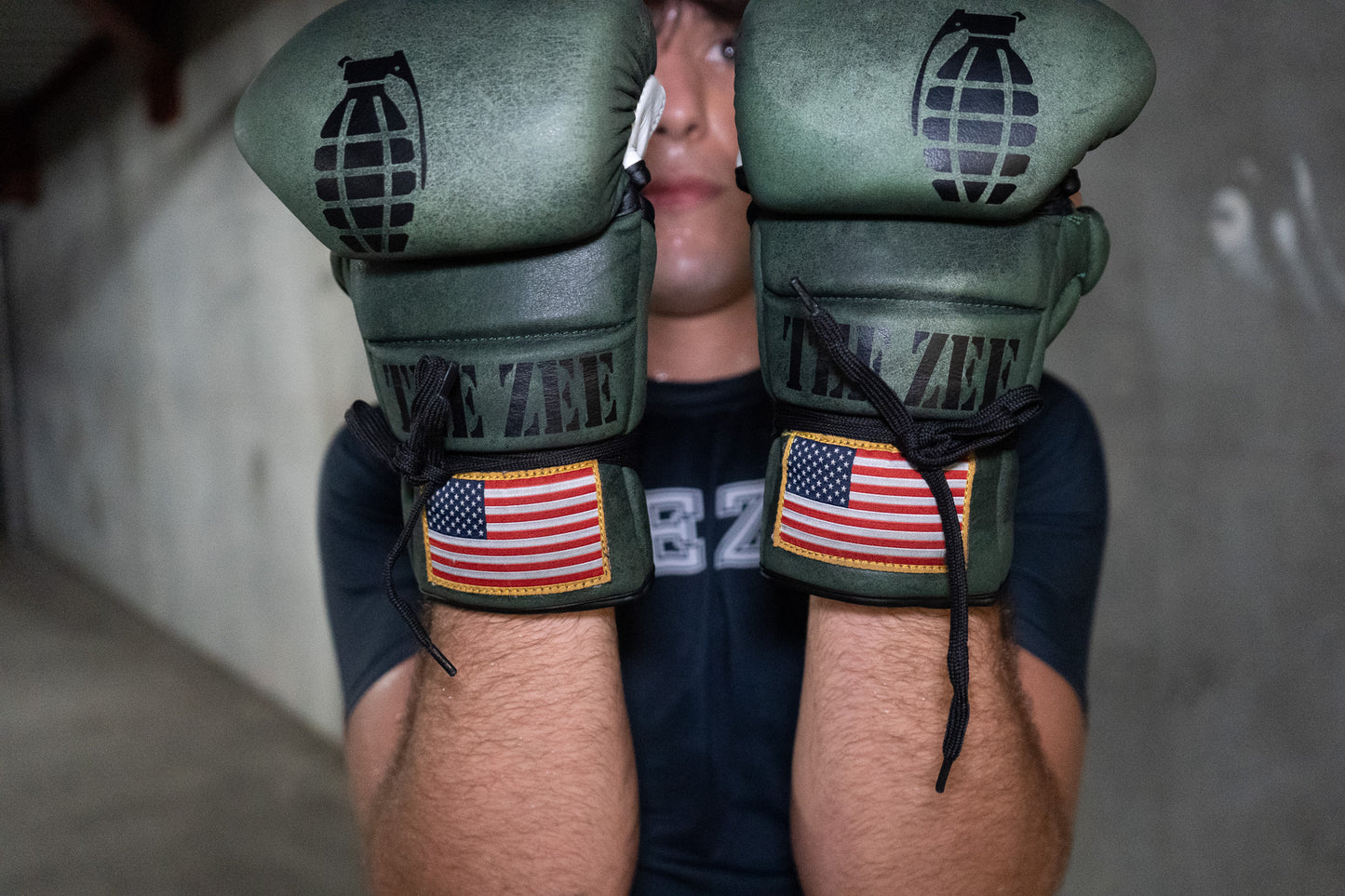 GRENADER LACE UP MMA GLOVES