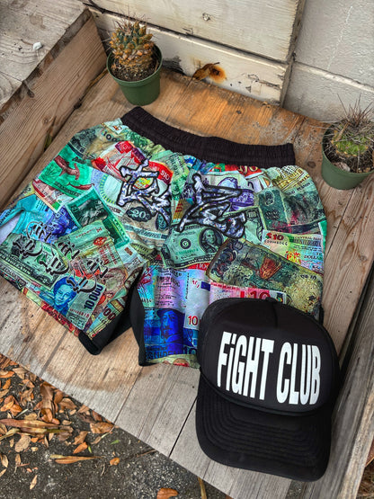 MAKE MONEY FIGHT SHORTS