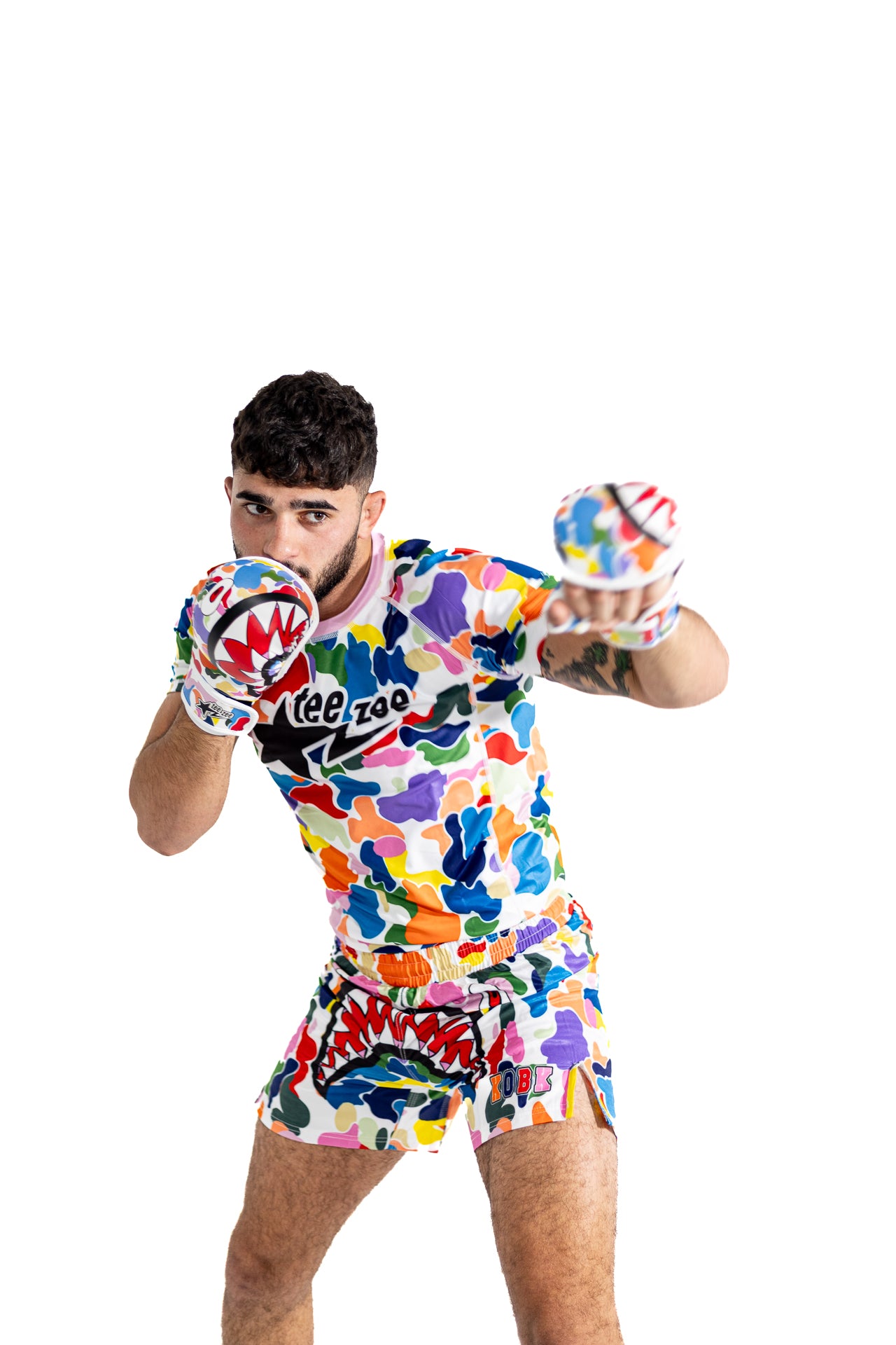 FRUITY PEBBLES FIGHTSTA RASH GUARD – TEE ZEE FIGHT CLUB
