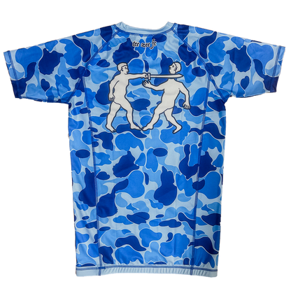 GLACIER BLUE FIGHTSTA RASH GUARD