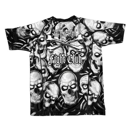 SKULL PILE RASH GUARD GRAPHITE
