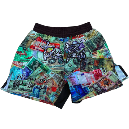 MAKE MONEY FIGHT SHORTS