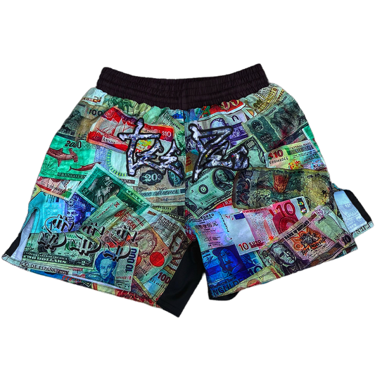 MAKE MONEY FIGHT SHORTS