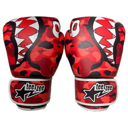 WARZONE RED FIGHTSTA MUAY THAI GLOVES