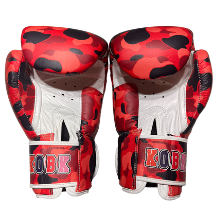 WARZONE RED FIGHTSTA MUAY THAI GLOVES