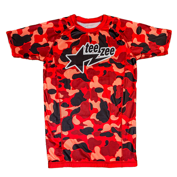 WARZONE RED FIGHTSTA RASH GUARD – TEE ZEE FIGHT CLUB