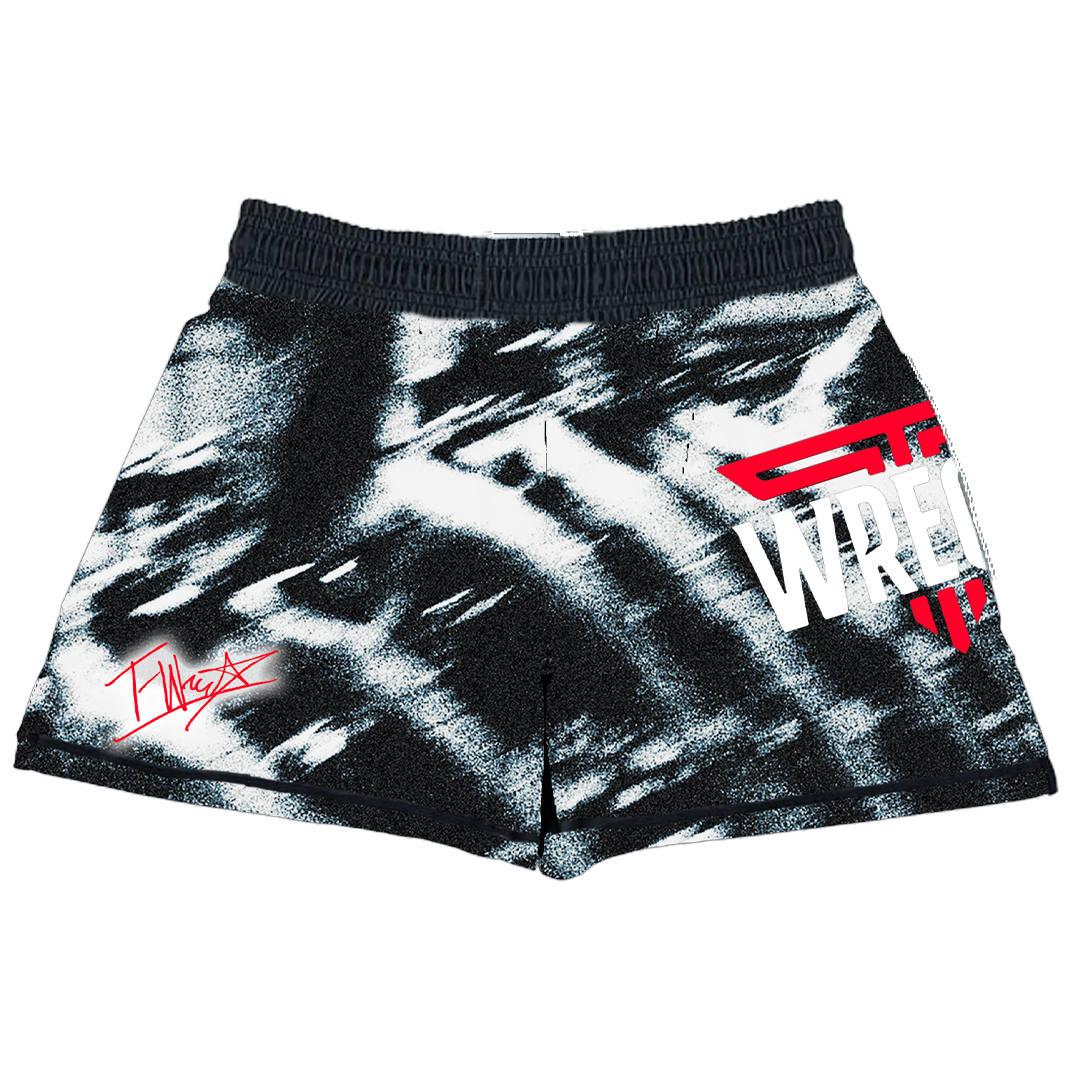 ボクシング AQANSWER SIGN FIGHT SHORTS TWRECKS SIGNATURE FIGHT SHORTS – TEE ZEE FIGHT CLUB