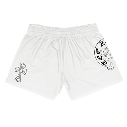 F*CK YOU FIGHT SHORTS WHITE